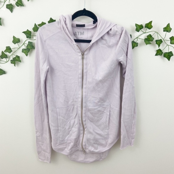 ATM Anthony Thomas Melillo lavender terry jacket - Picture 2 of 6